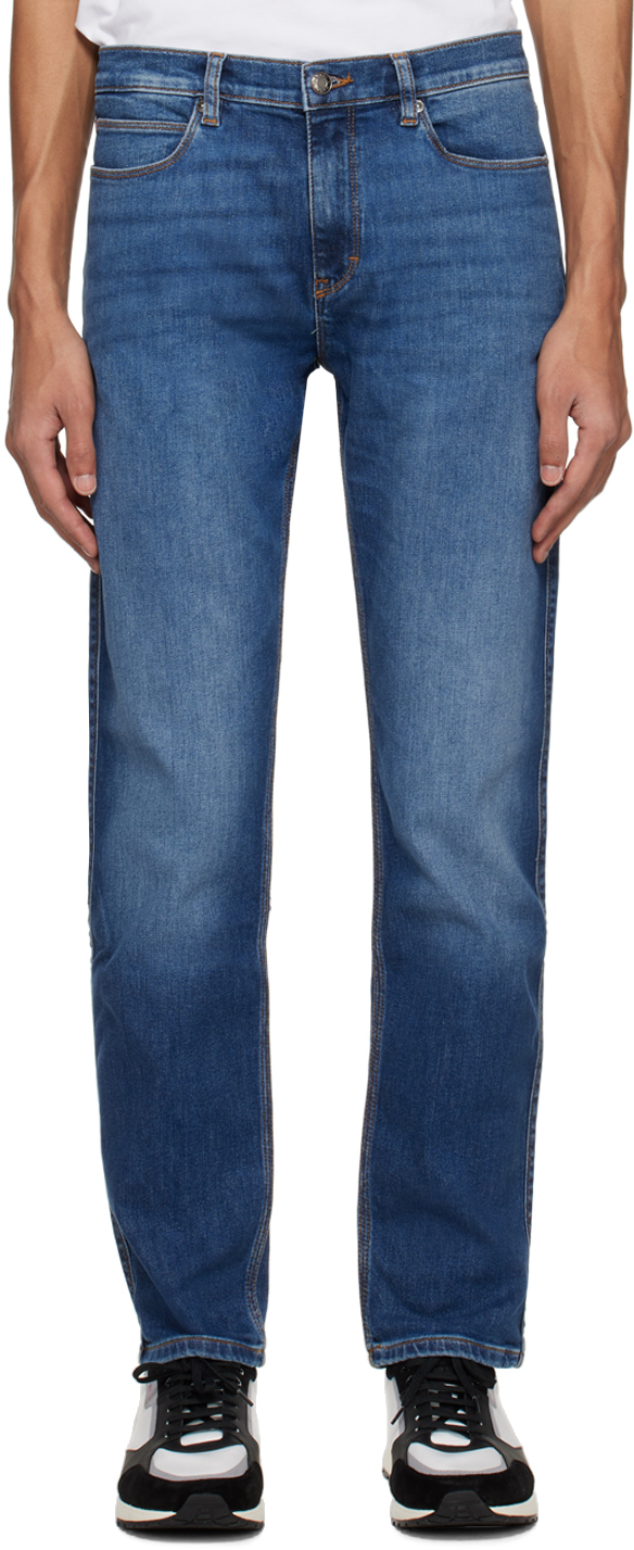 Hugo: Blue Slim-Fit Jeans | SSENSE
