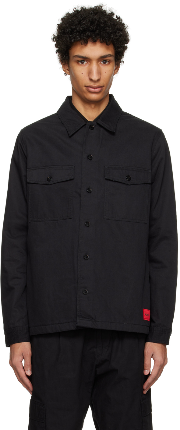 Hugo: Black Oversized Jacket | SSENSE