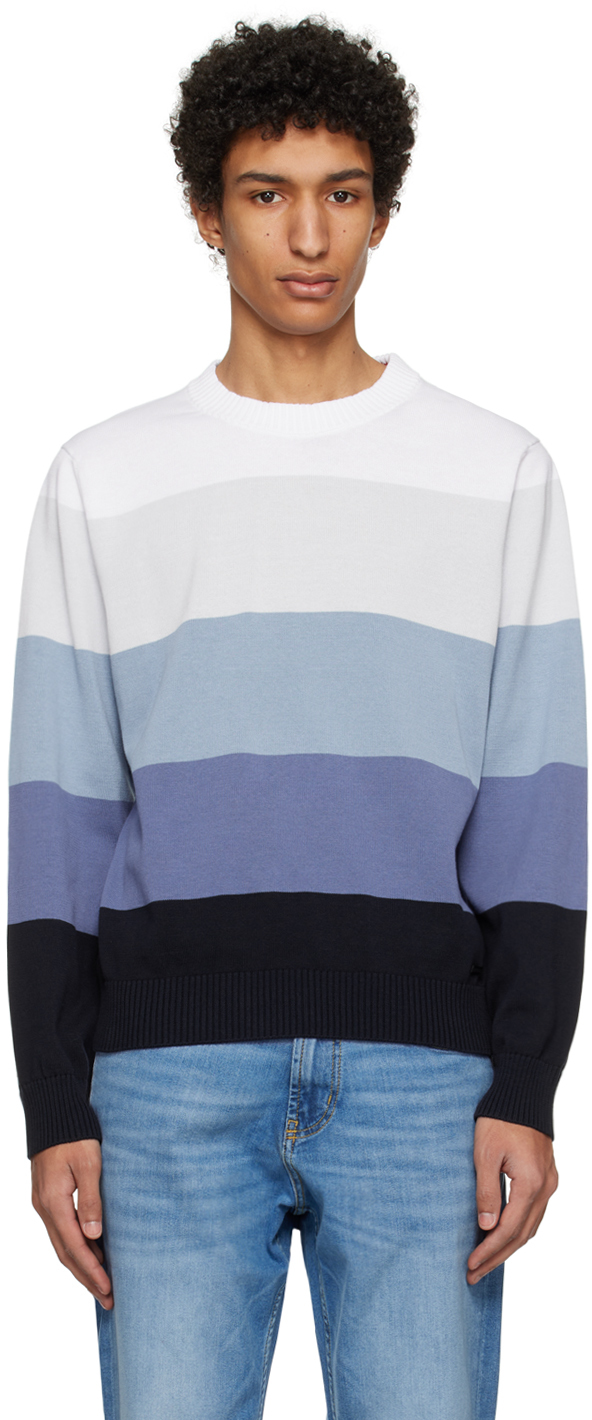 Hugo Blue Stripe Sweater