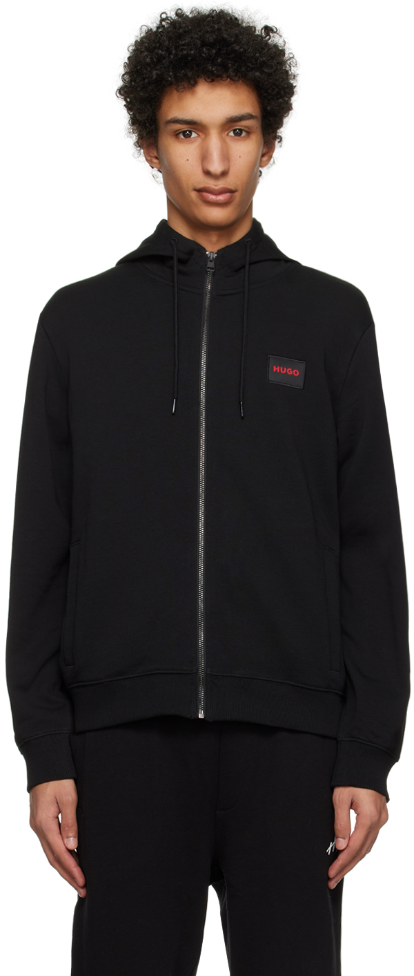 Hugo Black Zip Hoodie