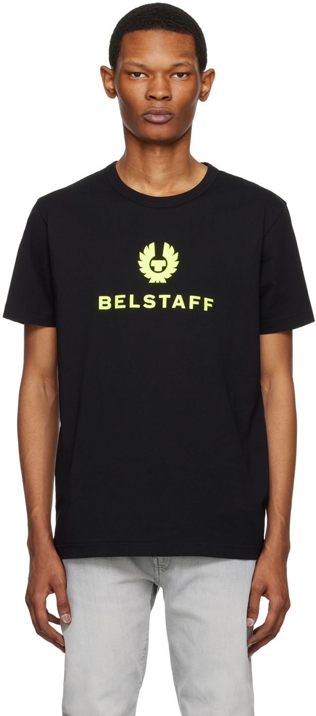 Belstaff Black & Yellow Crewneck T-Shirt