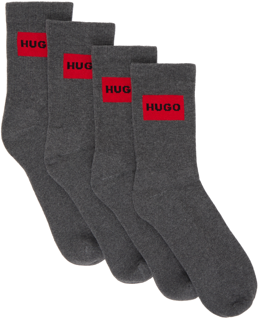 Hugo Boss Two-pack Gray Label Socks