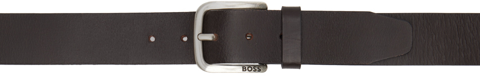Hugo Boss Brown Pin-buckle Belt In 202 Dark Brown