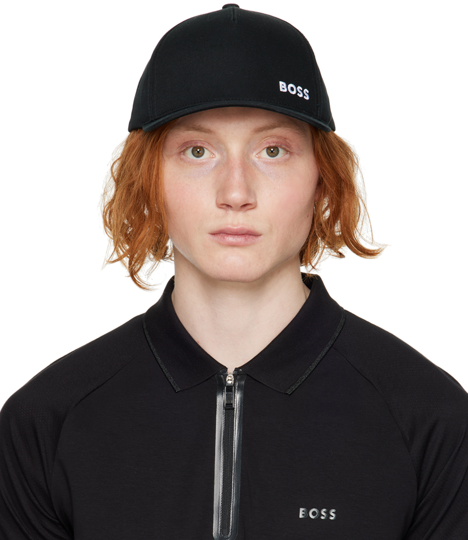 BOSS Black Embroidered Cap