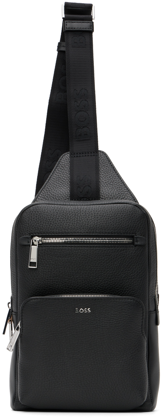 Hugo Boss Black Monostrap Backpack In Black 001