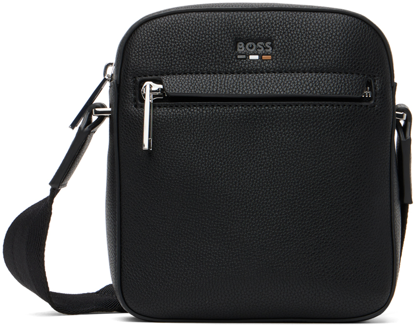 Boss Black Messenger Bag In Black 001 |