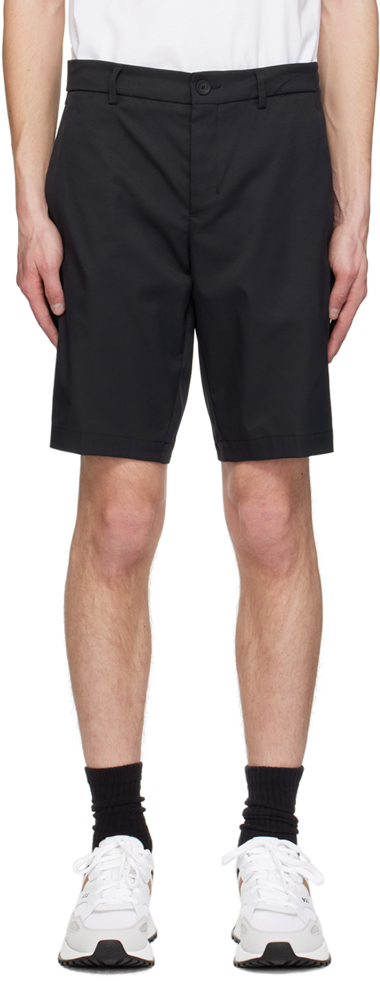 Hugo Boss Black Slim-fit Shorts In 001 Black