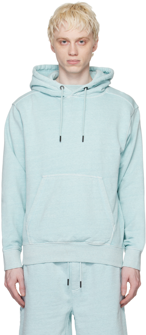 Boss blue hoodie hot sale