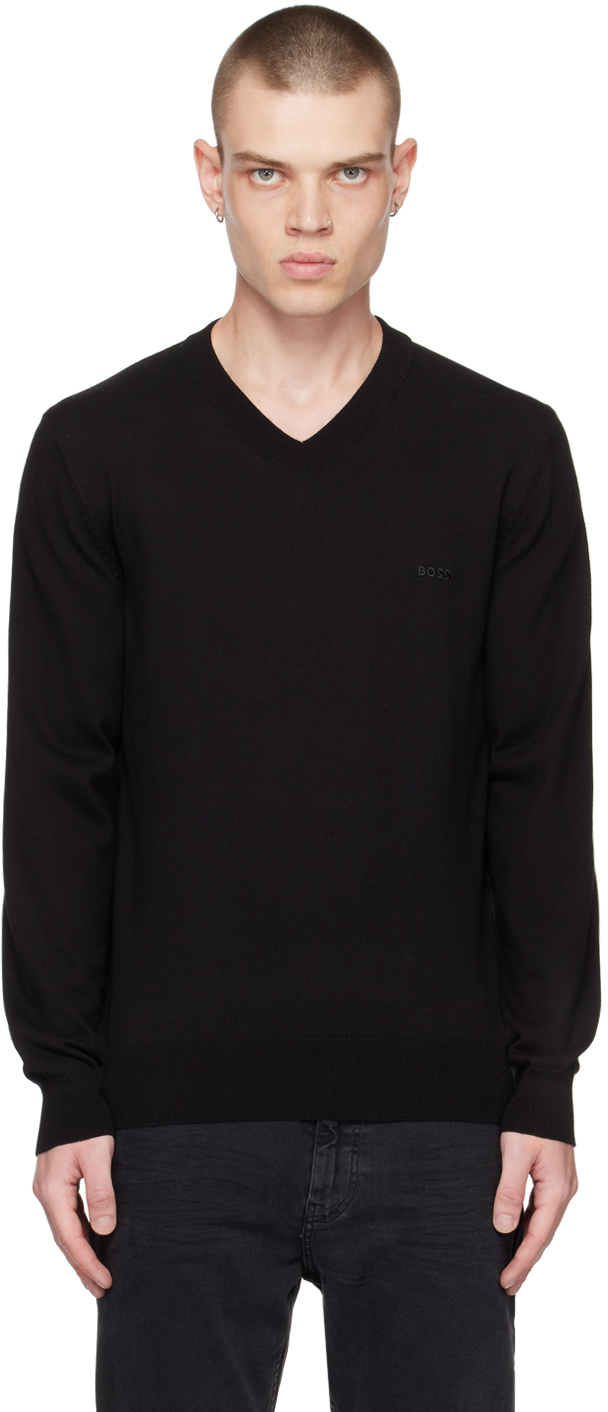 Boss v clearance neck jumper