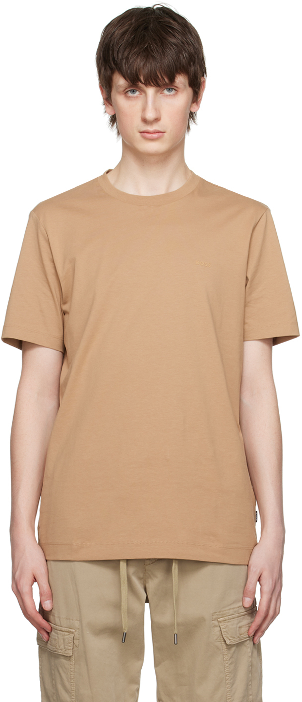 BOSS Brown Bonded T-Shirt