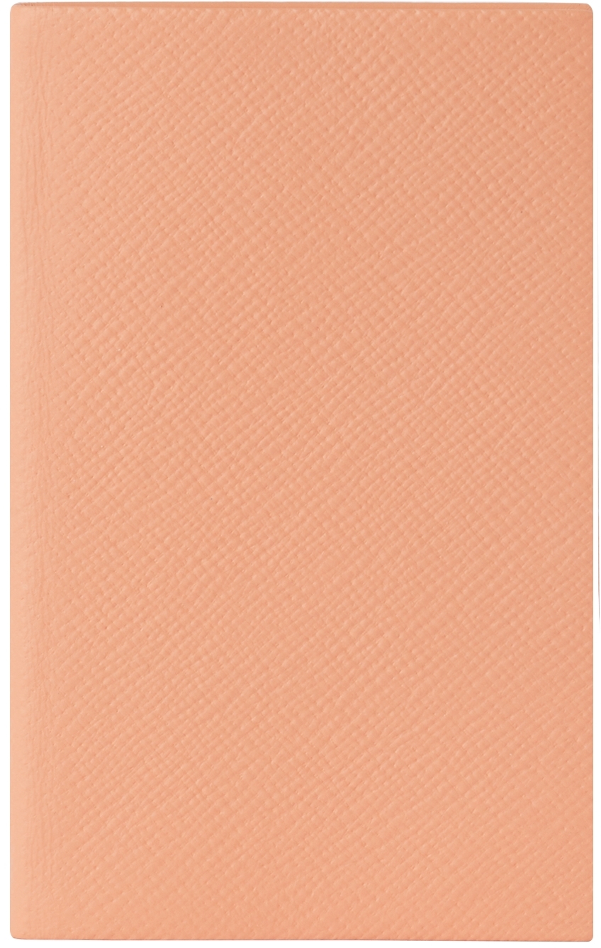 Smythson Pink Panama Make It Happen Leather Notebook Smythson