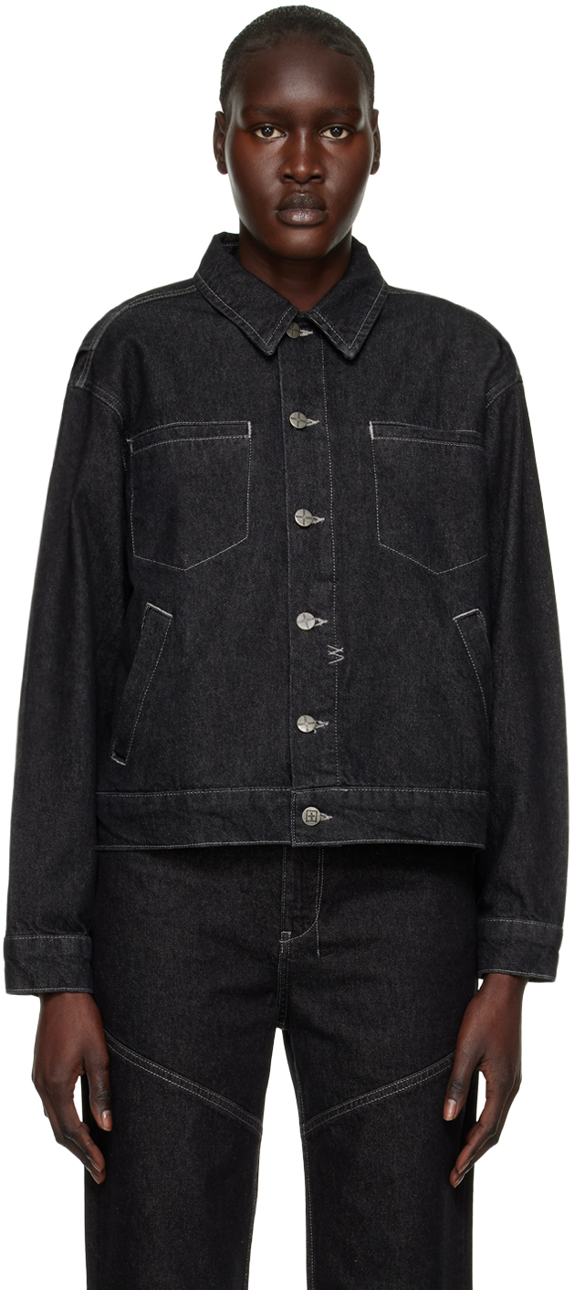 Black Ryder Denim Jacket by Ksubi on Sale