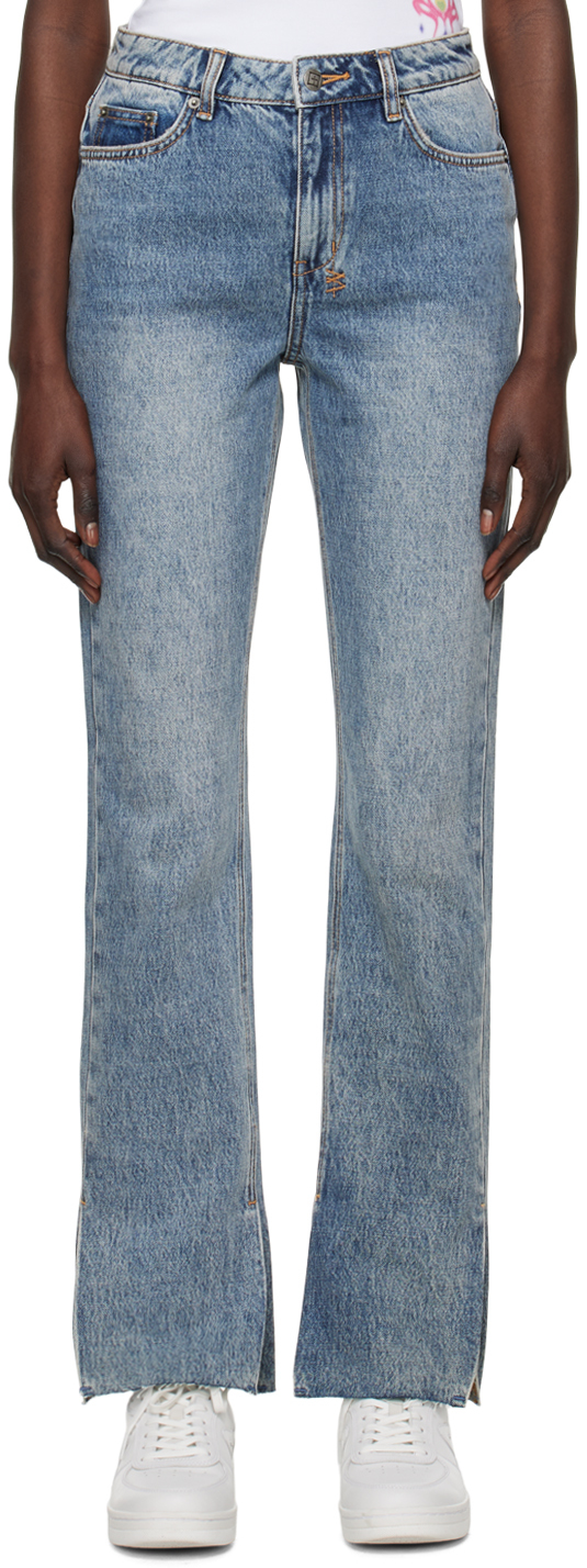 Ksubi Bleu Melrose Haven Splits Jeans