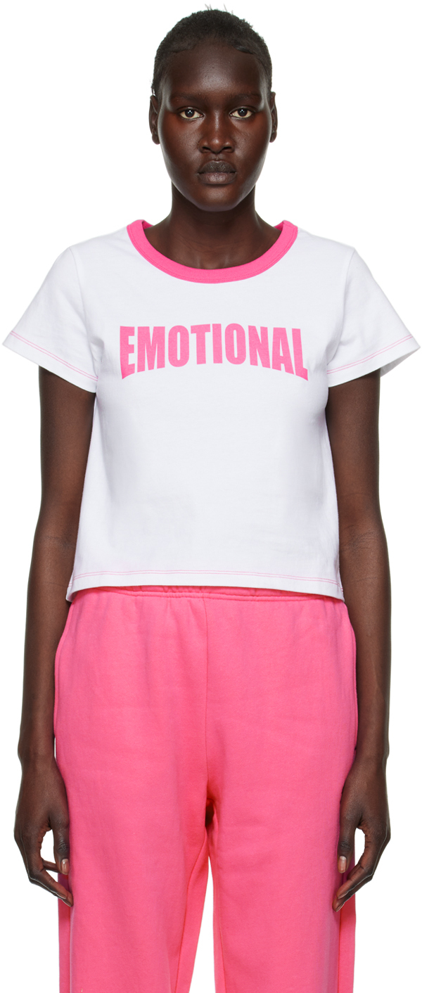 Ksubi White 'Emotional' Mini T-Shirt