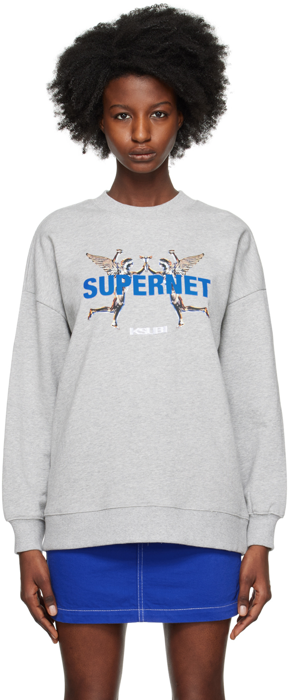 Ksubi Gray Supernet Oh G Sweatshirt