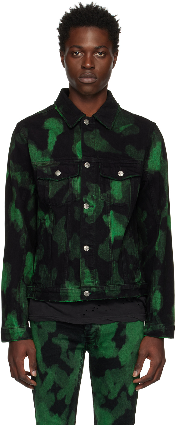 Black Classic Reakt Denim Jacket by Ksubi on Sale