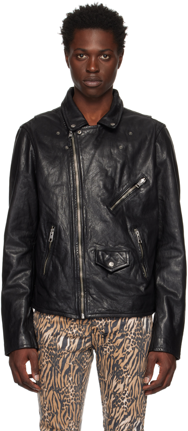 Ksubi Black Capitol Leather Jacket