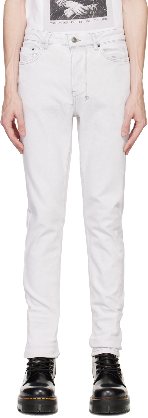 Gray Chitch Habits Jeans by Ksubi on Sale