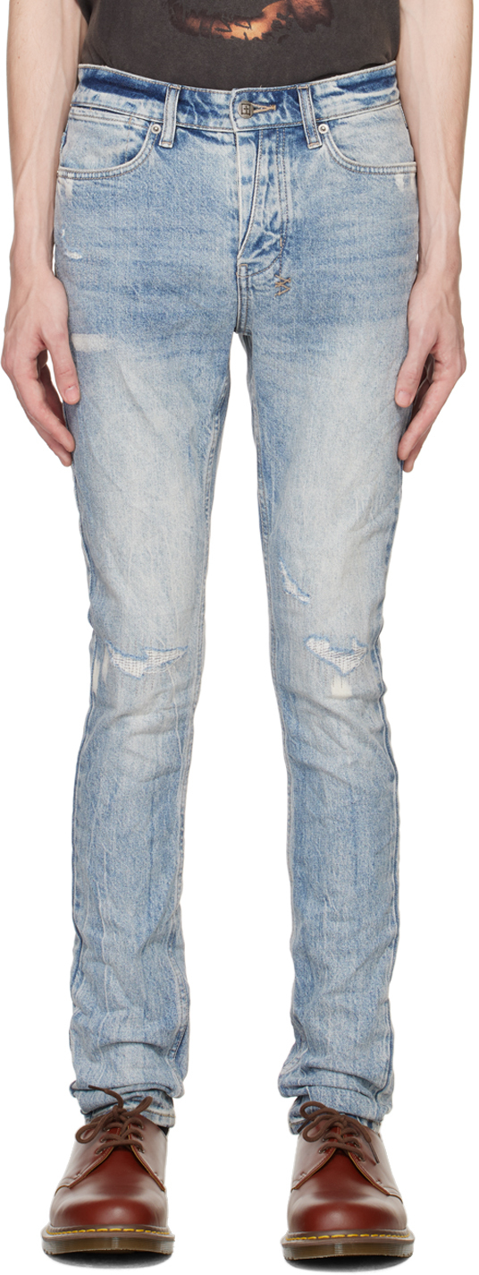 Ksubi: Blue Van Winkle Highfly Jeans | SSENSE UK