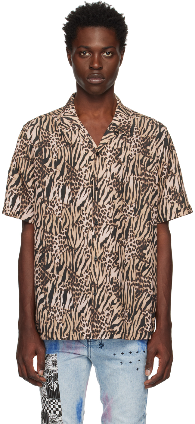 Ksubi: Black & Beige Zoo Resort Shirt | SSENSE Canada