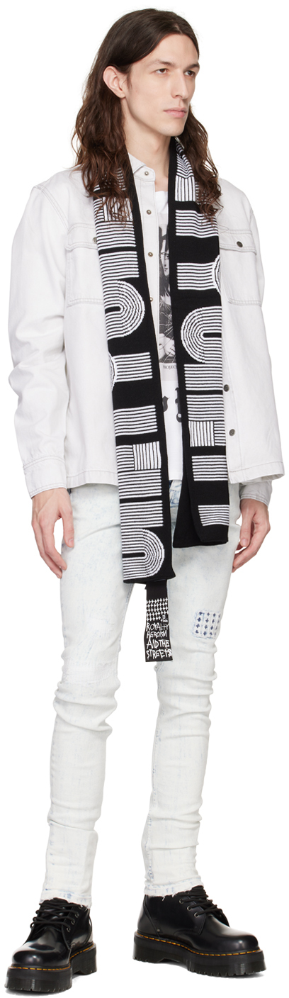KSUBI GRAY SCORPIO HABITS DENIM SHIRT 