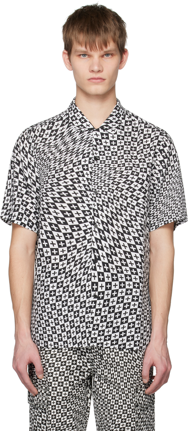 Black & White Check Out Resort Shirt