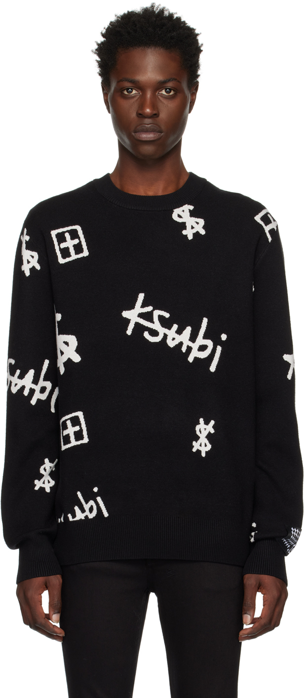 Ksubi Black Kash Box Sweater