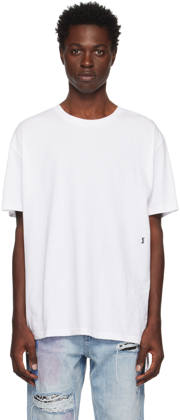 Ksubi: White 4x4 Biggie T-Shirt | SSENSE