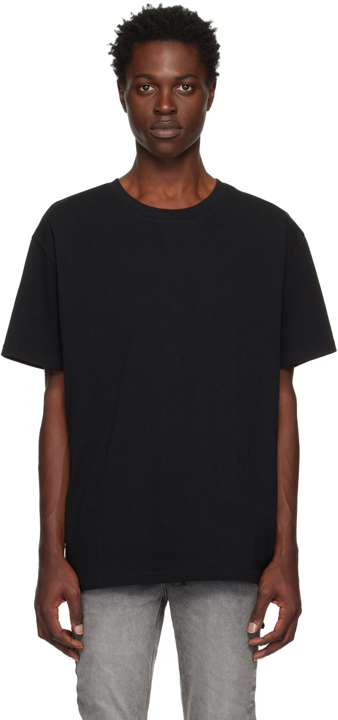 Black Crewneck Long Sleeve T-Shirt Ssense Uomo Abbigliamento Top e t-shirt Top 