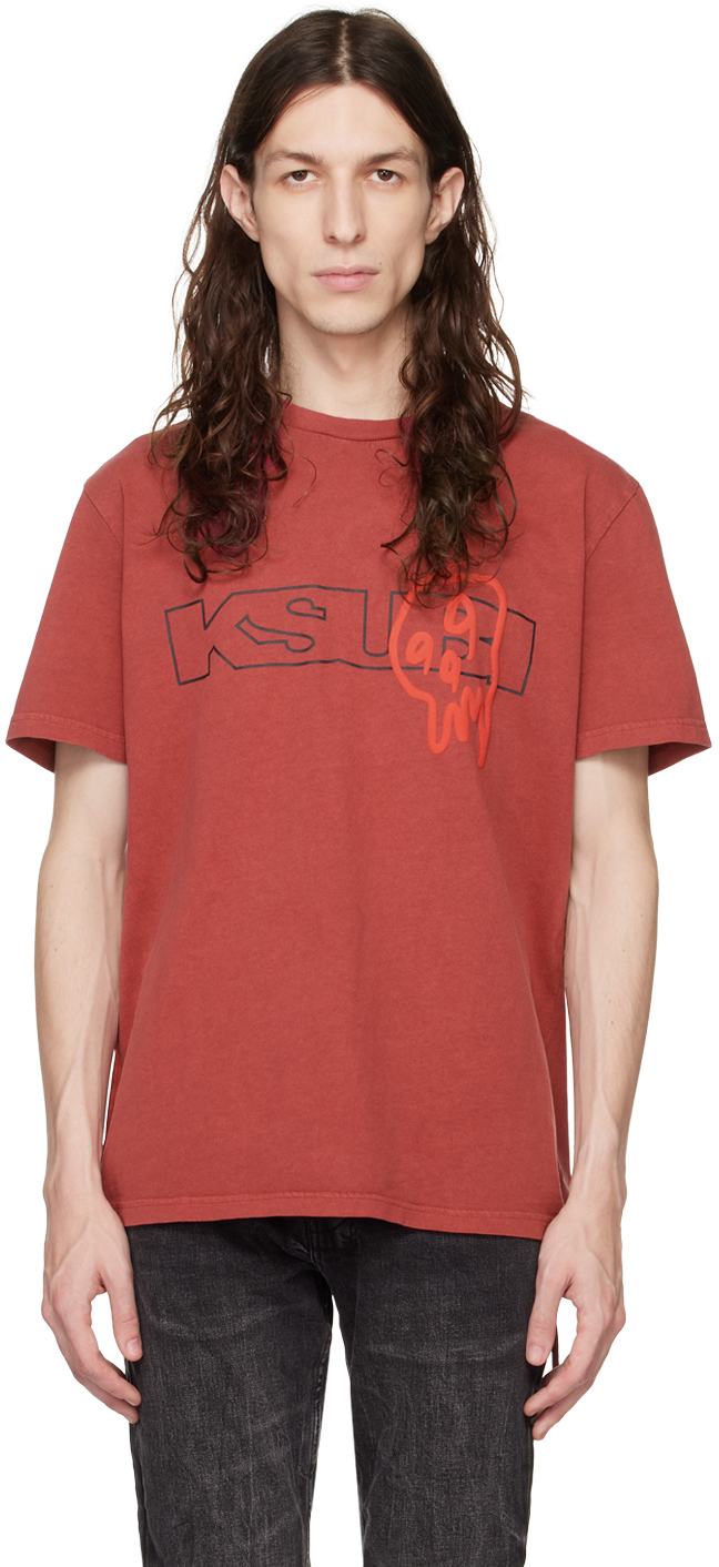 Ksubi Red Juice WRLD 999 CLUB Edition Skull Kash T-Shirt