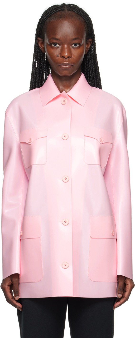 Shang Xia Pink Iconic Jacket In Blossom