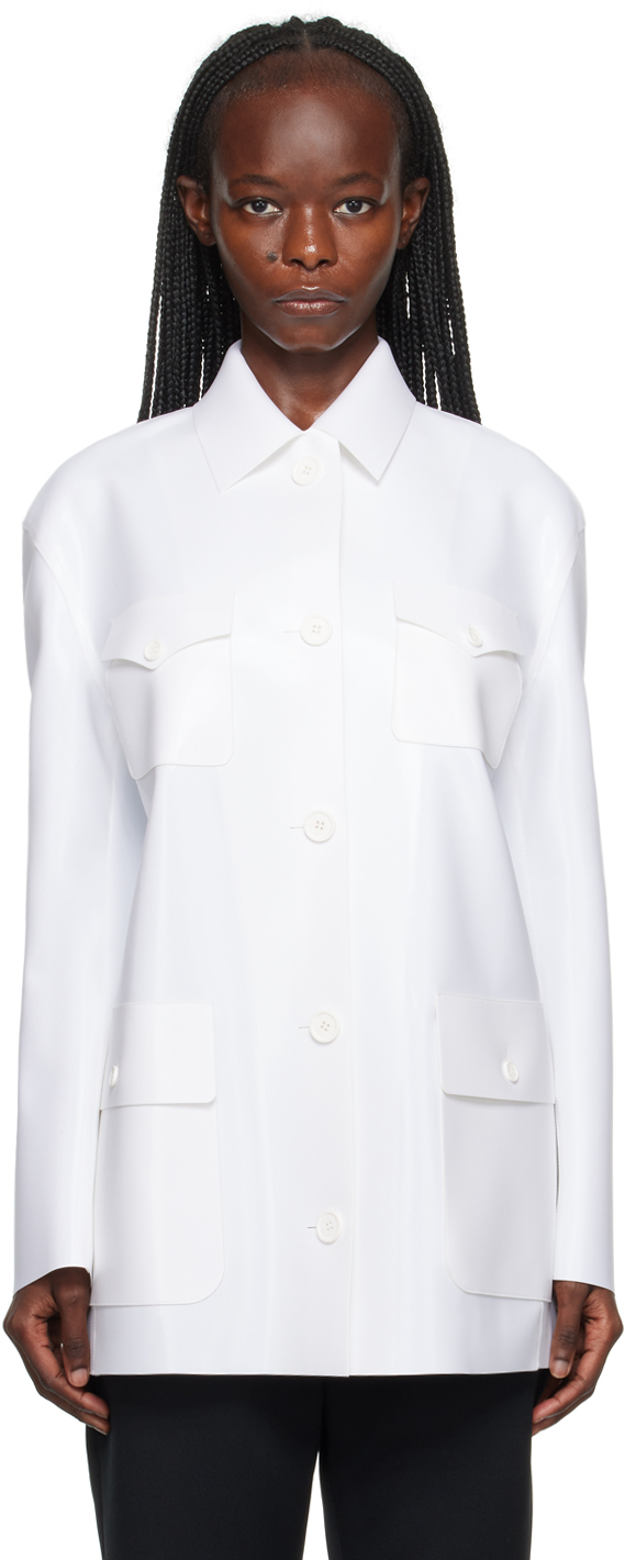 Shang Xia White Iconic Jacket