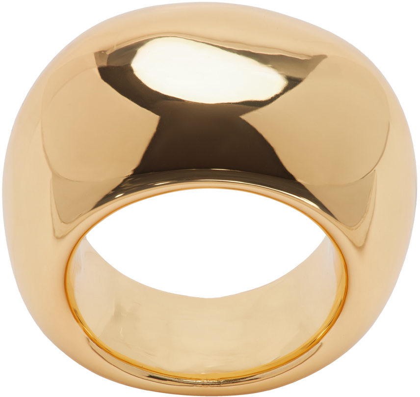 Gold Bold Dome Ring