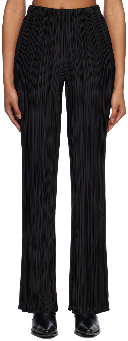 ANINE BING Black Billie Lounge Pants Smart Closet