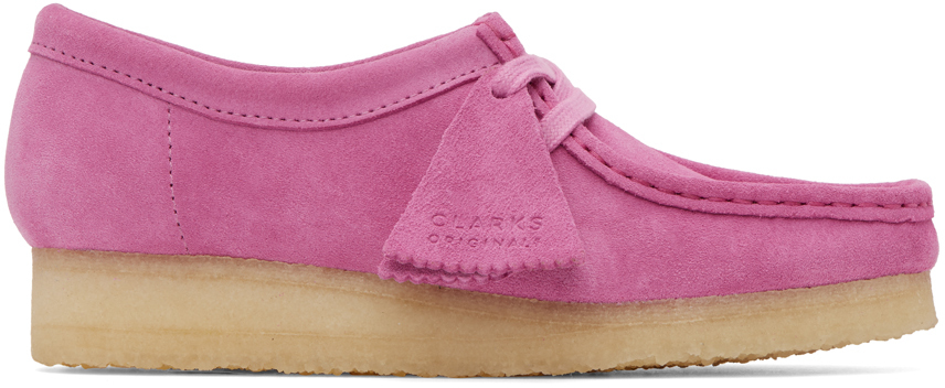 Clarks Wallabees Womens Pink | tunersread.com