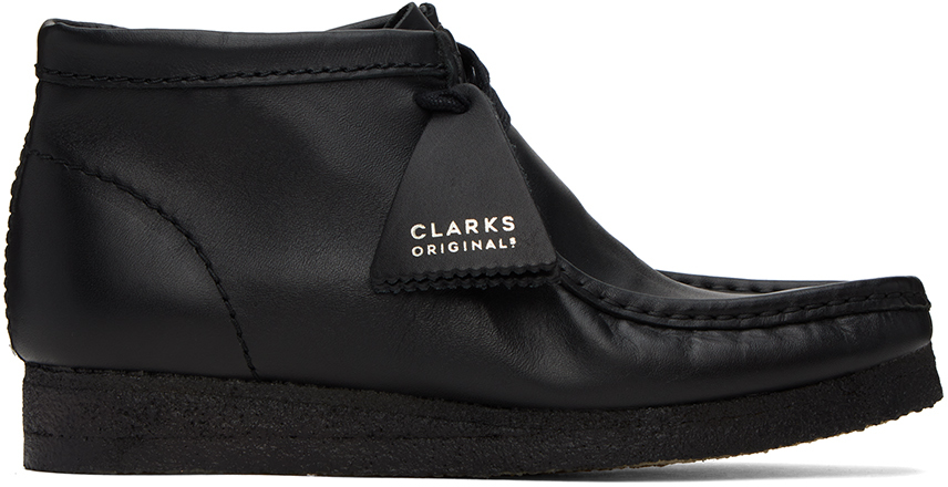 Clarks Originals Black Wallabee Desert Boot
