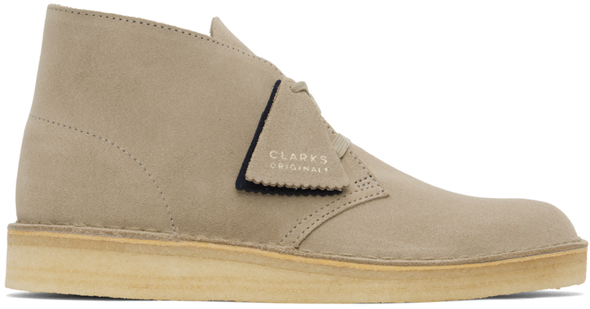 Clarks Originals: Beige Coal Boots |