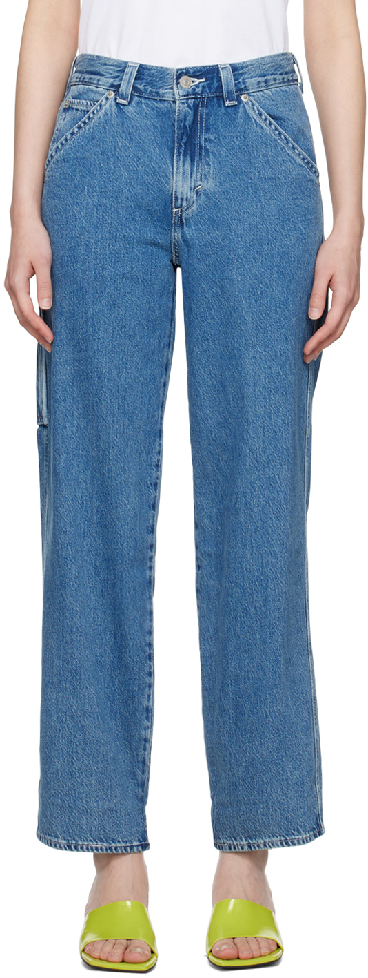 Levi's: Blue Dad Utility Jeans | SSENSE UK