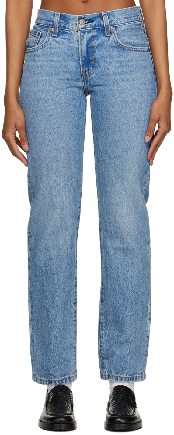 Levi's: Blue Middy Jeans | SSENSE