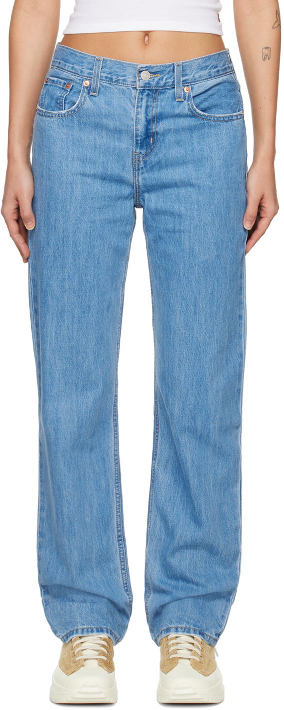 Levi's Blue Low Pro Jeans In Charlie Try | ModeSens