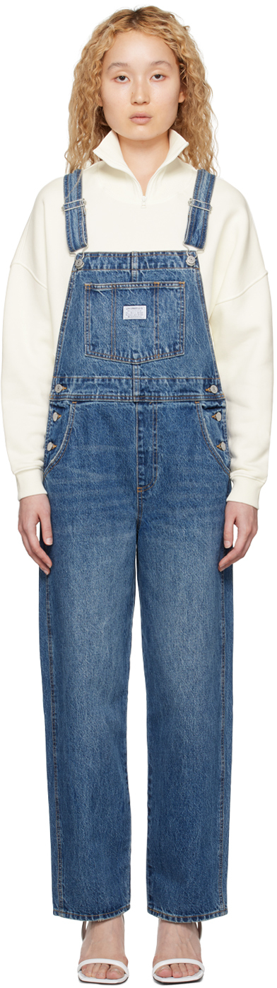 Levi's Blue Vintage Denim Overalls