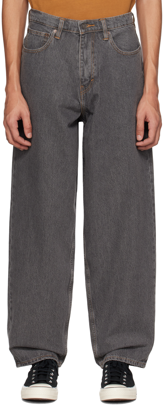Levi's: Gray Hella Baggy Jeans | SSENSE