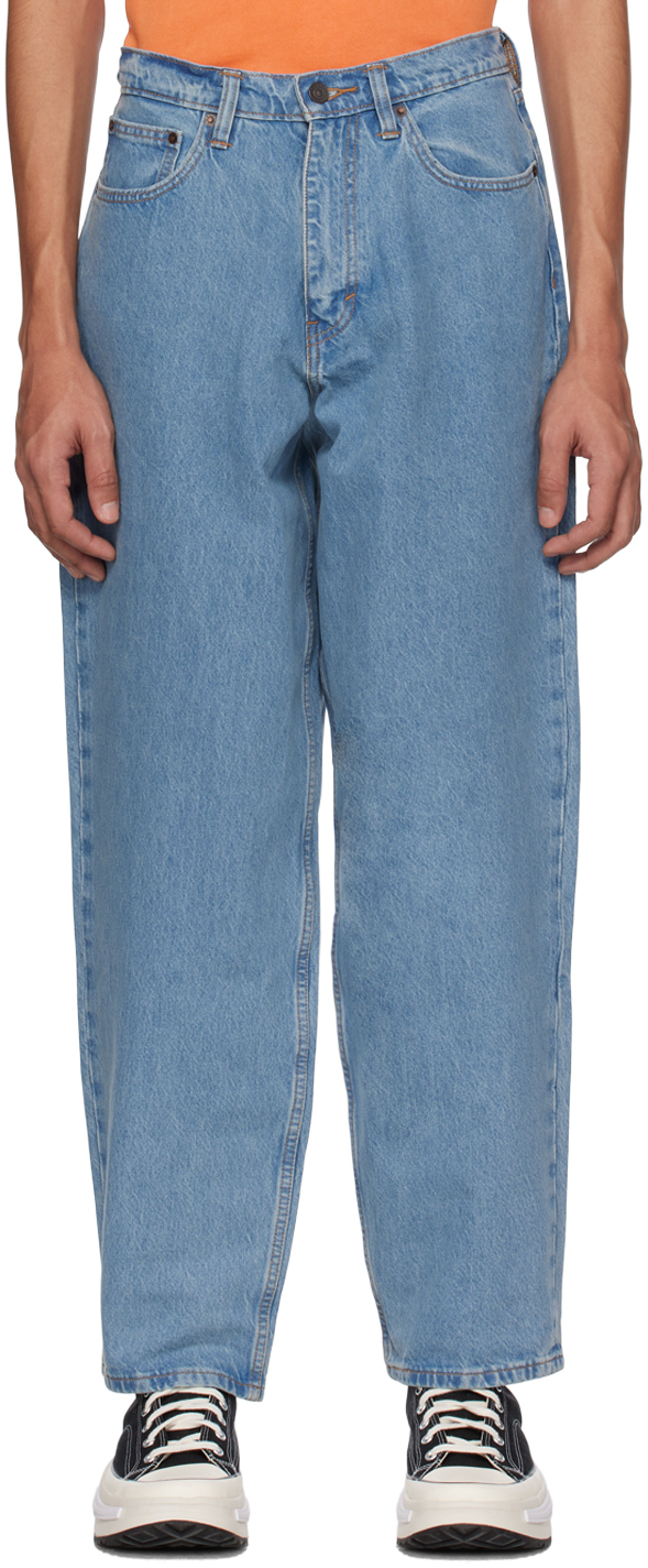 Levi's: Blue Skate Supper Baggy Jeans | SSENSE