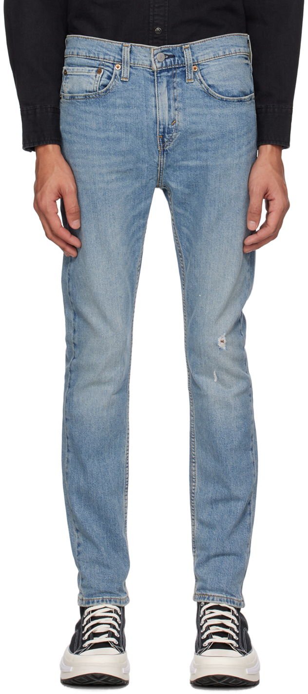 Levi's Blue 510 Skinny Jeans In Z1476 Medium Indigo