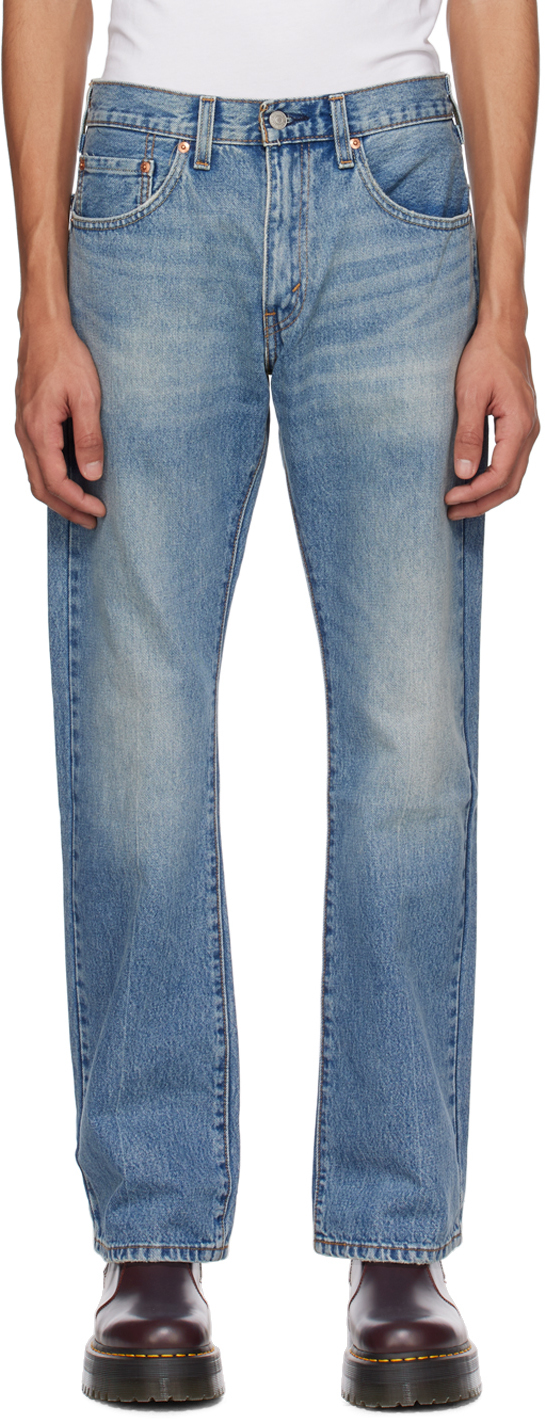 Levi's: Blue 517 Bootcut Jeans | SSENSE