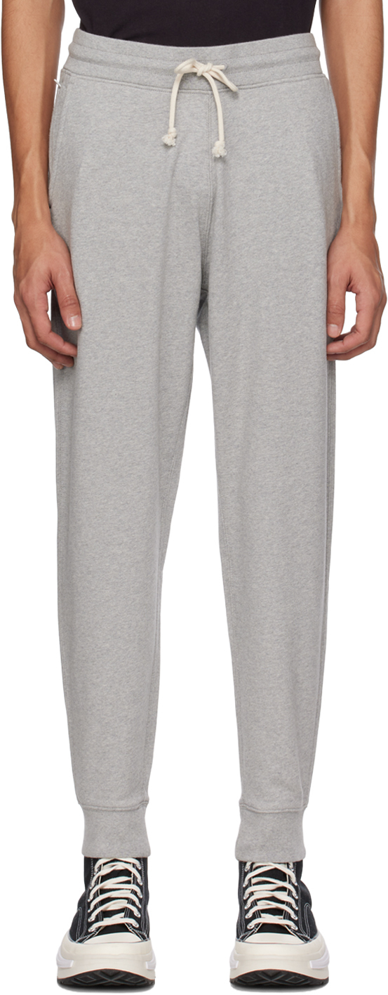 Gray Relaxed-Fit Sweatpants