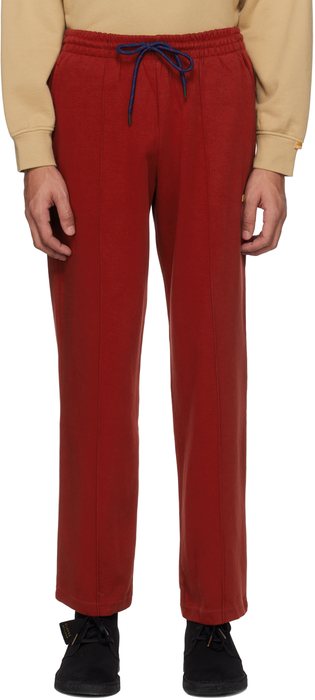Red Off Court Track Pants