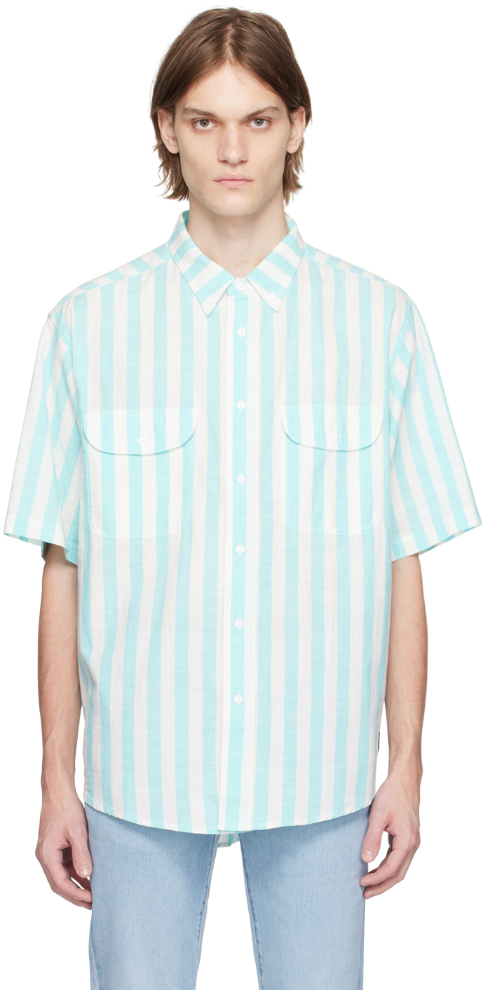 Blue & White Skate Shirt by Levi's on Sale