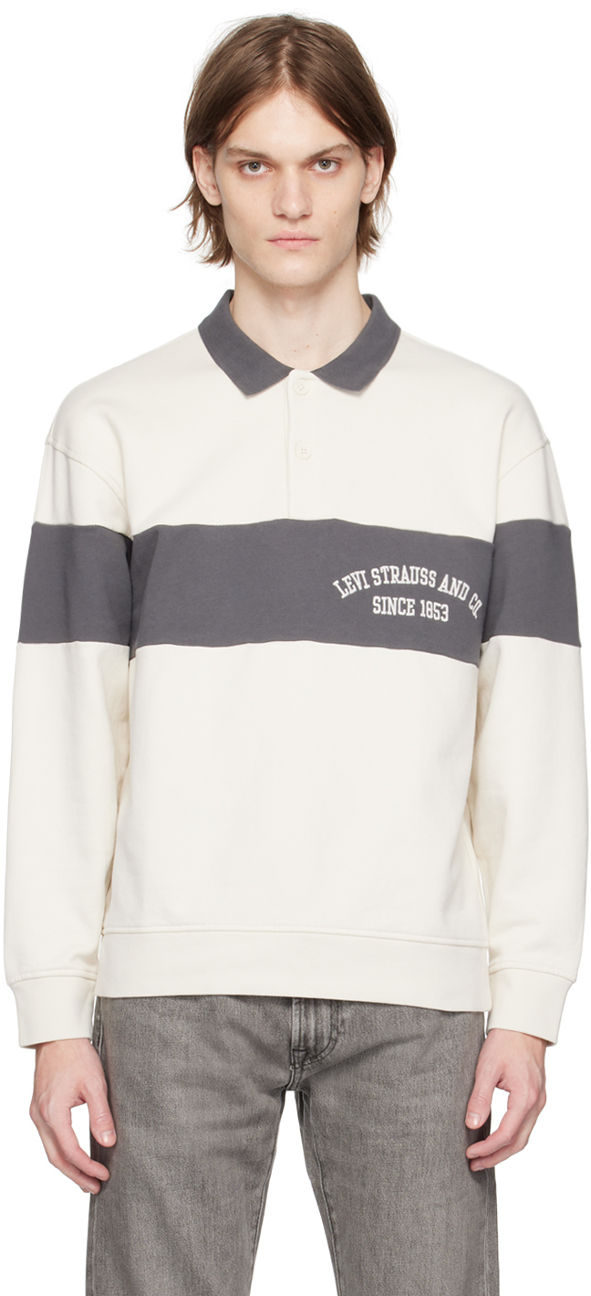 Off-White Archive Long Sleeve Polo by Levi's on Sale
