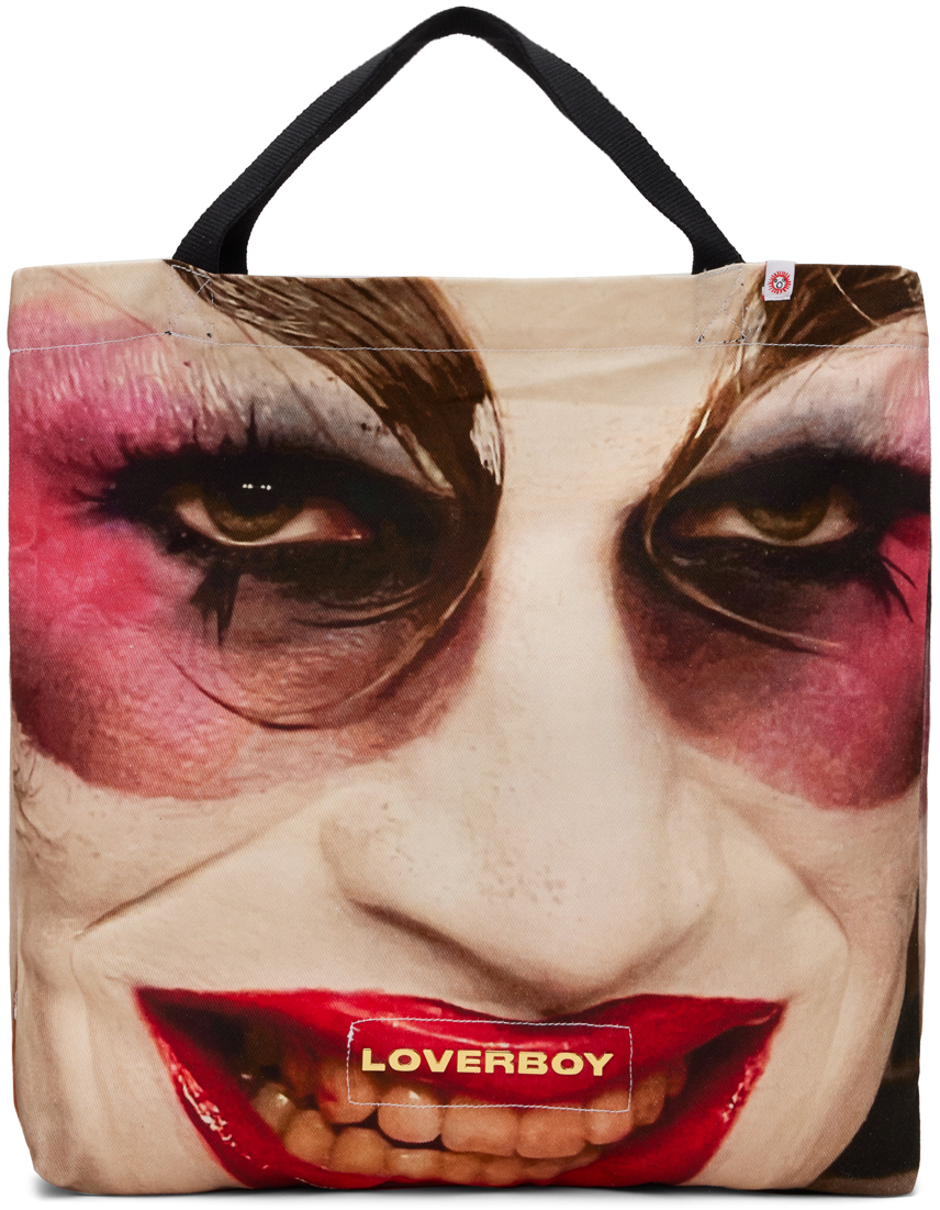 Charles Jeffrey Loverboy SSENSE Exclusive Multicolor Face Tote